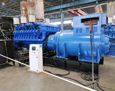 金沙滩1800KW/10.5Kv高压发电机应用于某工厂项目